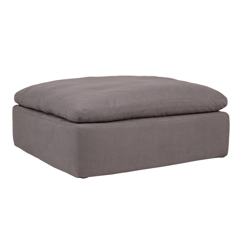 Repose-pieds en tissu Tila Performance, Performance gris clair