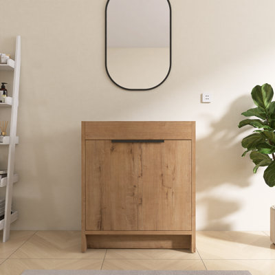 30" Single Freestanding Bathroom Vanity Base Only