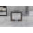 Rectangle Glass Reception Desk