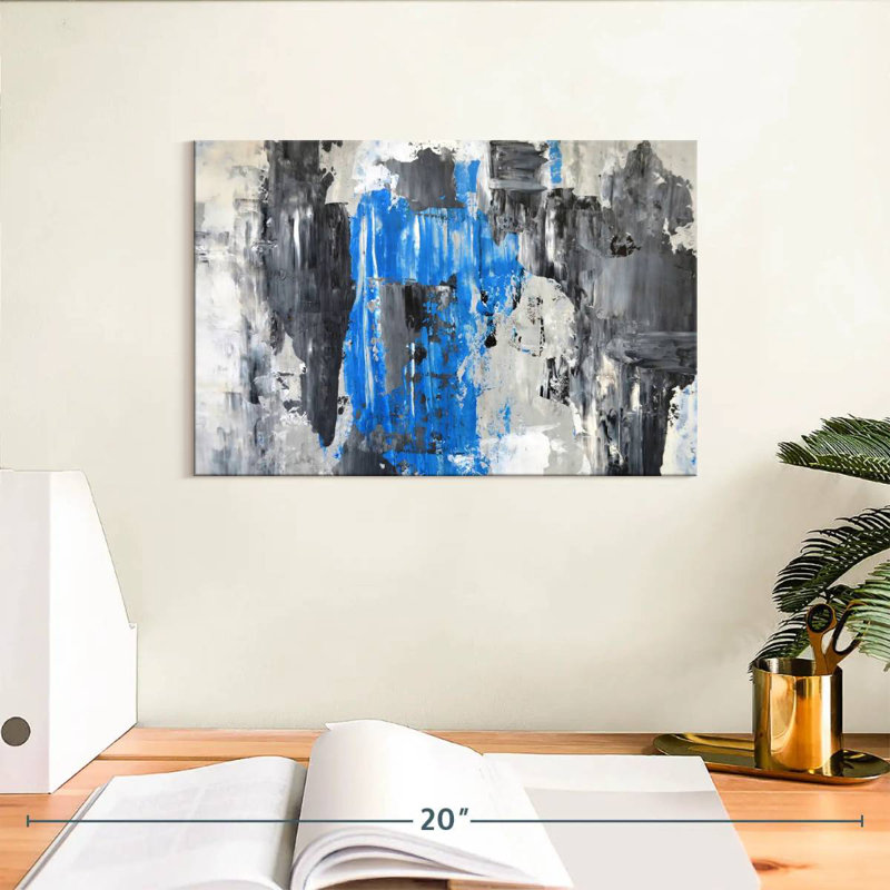 Avery Chaos Abstract, 8" H x 12" W