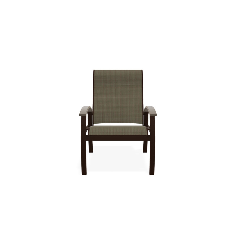 Chaise de patio Askar, Kona texturé, Désert, Tweed Sunbrella® brun