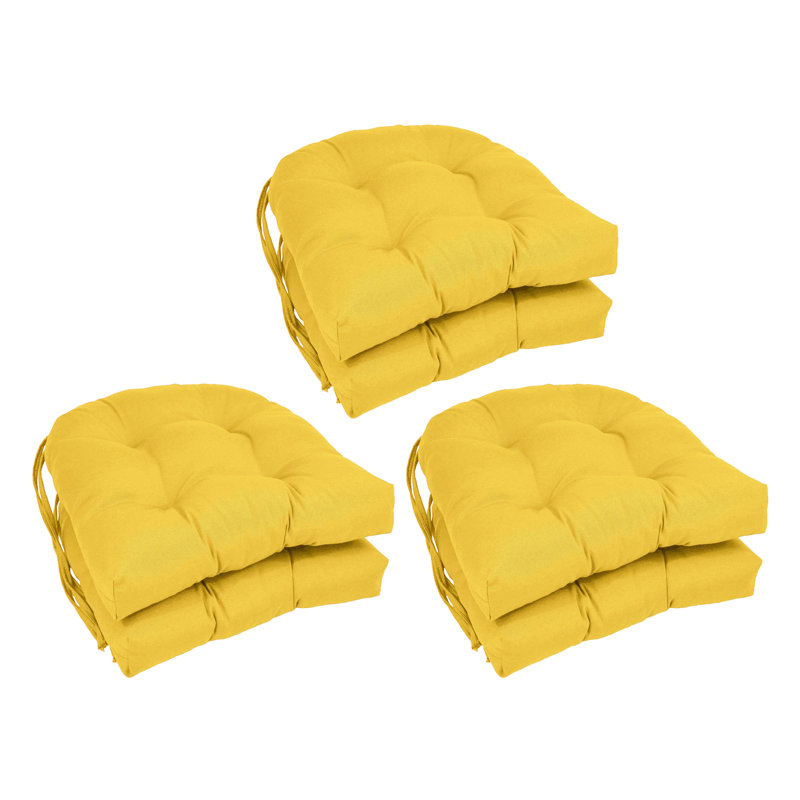 Outdoor 3.5'' Seat Cushion, Sunset