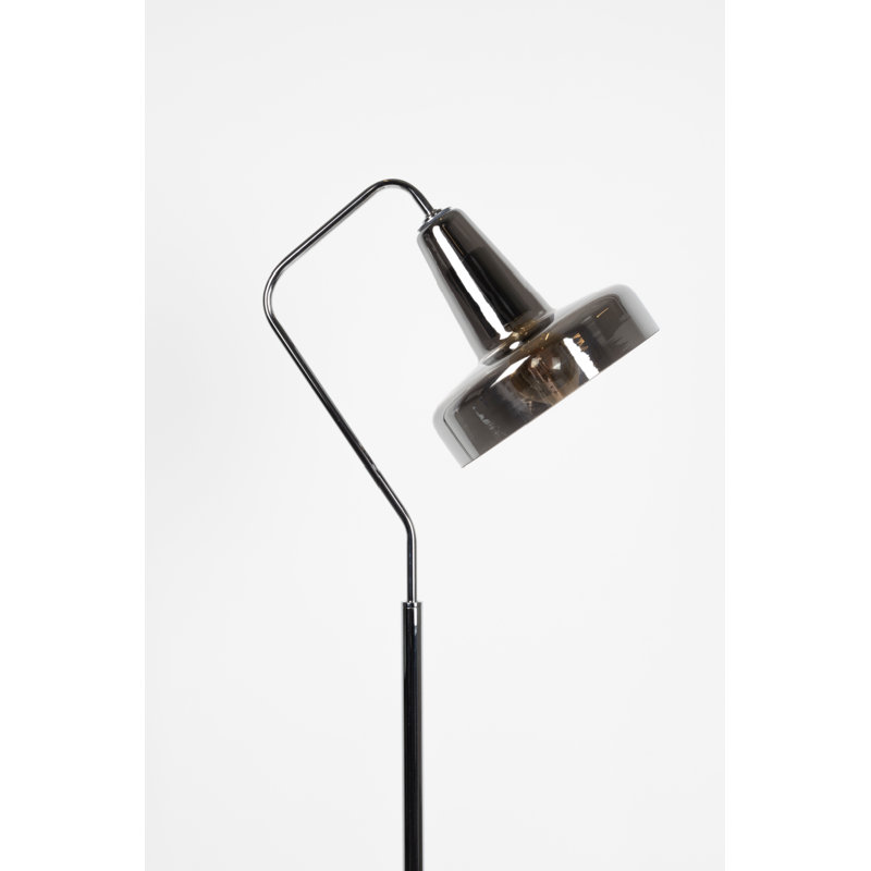 Anshin Arched Floor Lamp, Gray