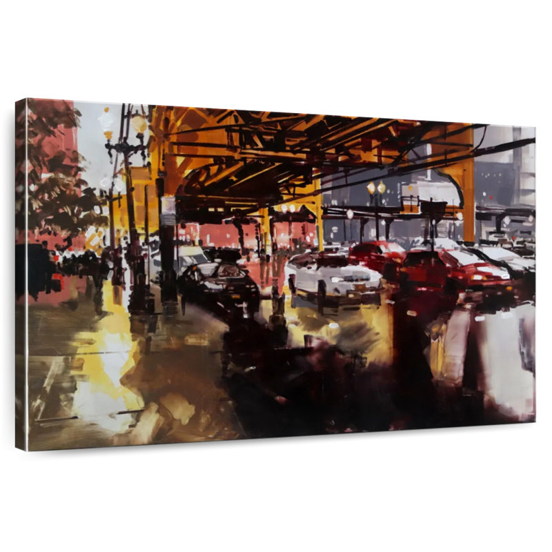 Sireci Van Buren Street, 30" H x 45" W
