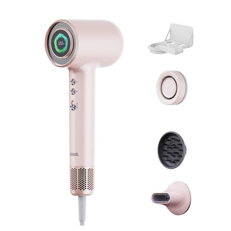 Séchoir à cheveux aromatique ultra-rapide Mera, Rose