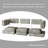 Edenburg Modern Corduroy Sofa, Modular Sectional Upholstered Couch with Soft Pillows Backrest and Deep Seat for Living Room-1817882004-1816914961