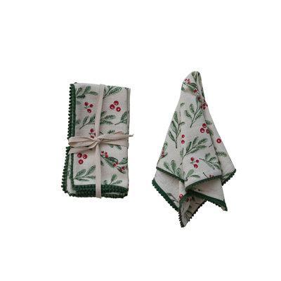 Ensemble de serviettes Mistletoe Pom Pom