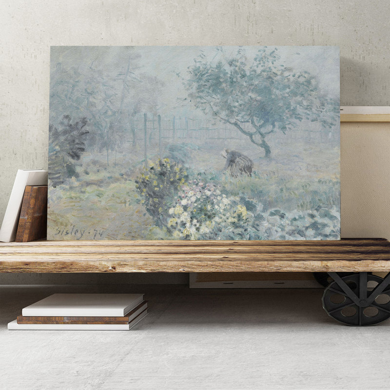 Alfred Sisley - Wrapped Canvas Painting, 35cm H x 50cm W