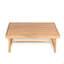 Table basse de patio rectangulaire en bois d'acacia, teck
