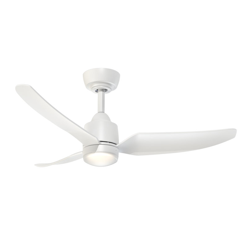 Hugo 42-In Ceiling Fan, White, 42" Wide, White