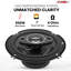 5 haut-parleurs coaxiaux de porte de voiture 6 paires de 6 W 500 Ohm, 2 voies, composant de caisson de basses avec super tweeter