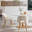Chaises de restaurant avec dossiers doux et confortables conçus de manière ergonomique, convenant pour le restaurant, le balcon, la chambre à coucher, l'ensemble 2 pièces, le velours en peluche