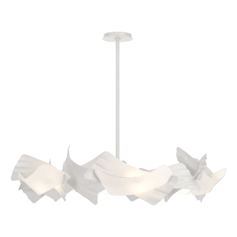 Crest 6 - Light Novelty Pendant, White