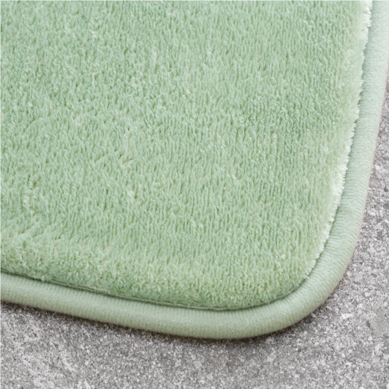 Anti-Bacterial Memory Foam Bath Mat, Sage