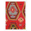 Tapis rouge kilim turc antique 7 pi 9 po x 11 pi 3 po