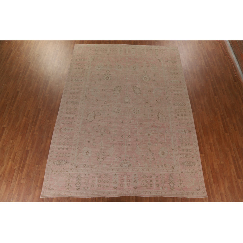 Vegetable Dye Oushak Large Area Rug 10x14