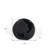 8" Black Hammered Round Aluminum Table Vase