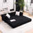 Convertible 78.5" Folding Bed With 2 Pillows, 3 - Seater Futon Couch, Foam Spring Floor Mattress For Living Room, Office, Apartment, Corduroy, No Assembly Couch Fold Out , Mattress, Vacuum Packed,-175622214