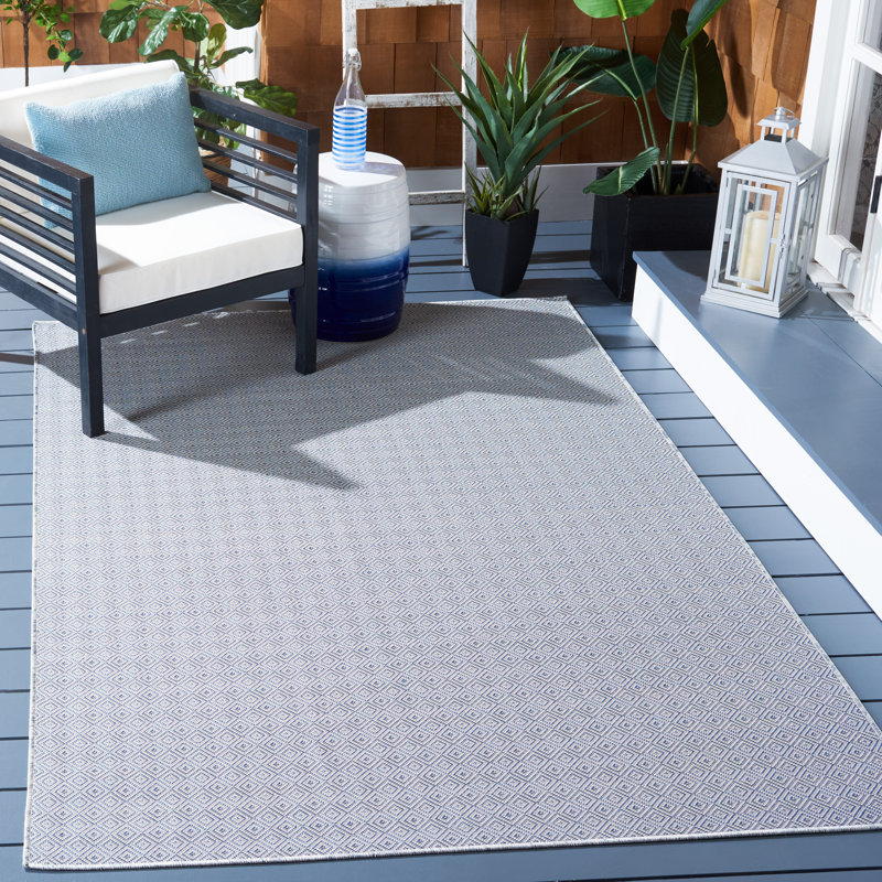 Fairlaine Performance Geometric Indoor/Outdoor Area Rug, Rectangle 4' x 6'