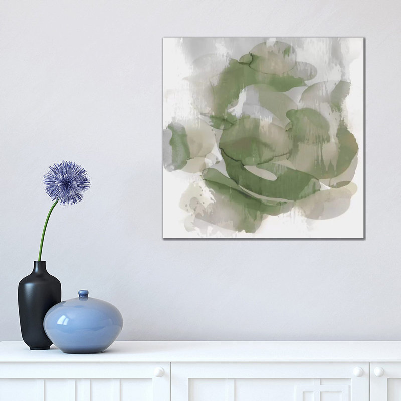 Green Flow II by Kristina Jett - Wrapped Canvas Gallery-Wrapped Canvas Giclée, 45.72 cm H x 45.72 cm W x 3.175 cm D