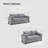 Beikirch Linen Stationary Living Room Set-1168933297