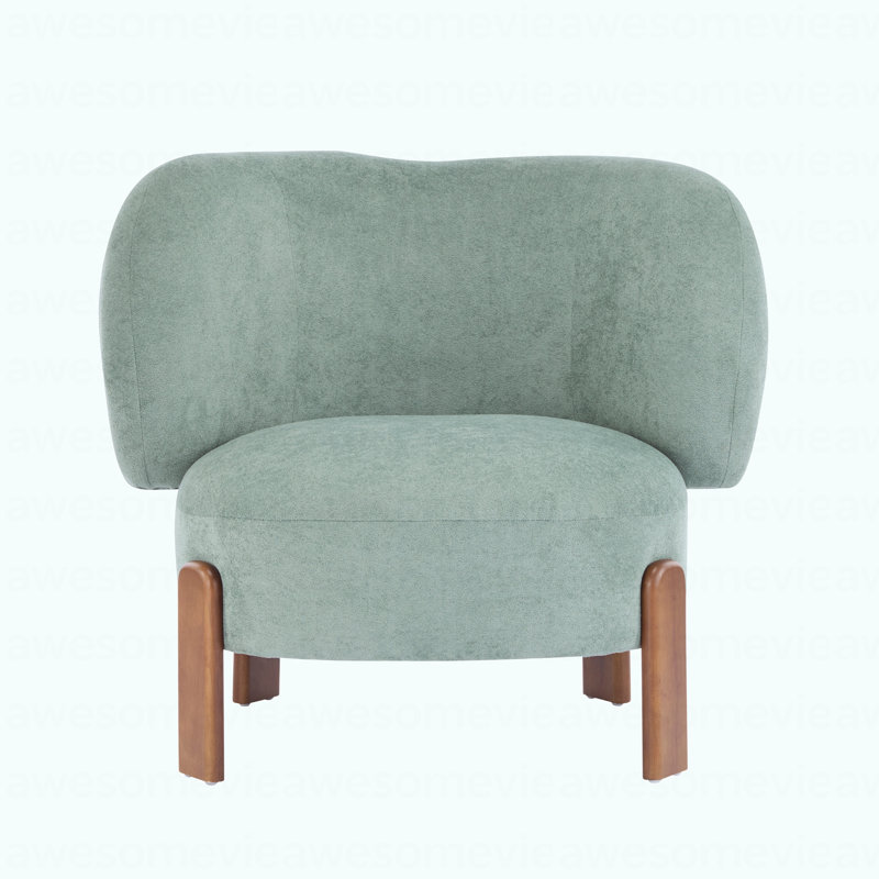 Fauteuil à oreilles moderne, Vert