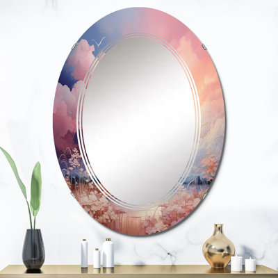 Miroir mural Claymoore - Paysages ovale
