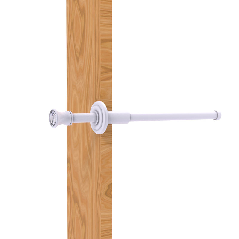 Tringle pour garde-robe l 9,75 po Freyja, Blanc mat
