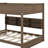 Queen Over Queen Bunk Bed With Cabinets And USB-1462132500