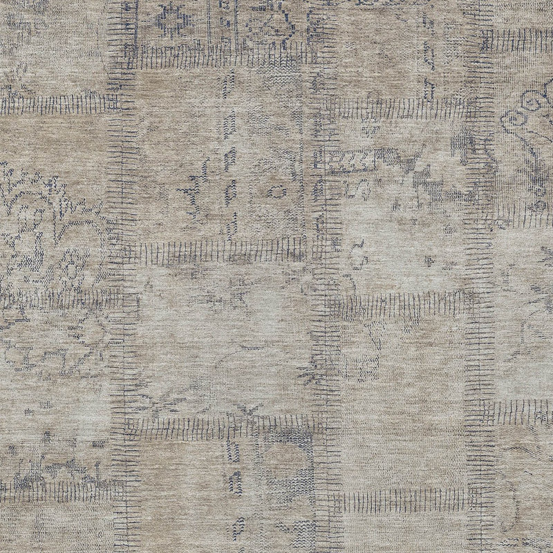 Tapis intérieur / extérieur beige 9 pi x 12 pi taupe et brun