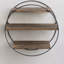 Buecker Wooden Round 2 Tier Floating Shelf Wall Mounted Display Rack