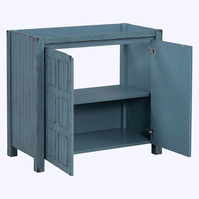Meuble-lavabo 36 po avec armoire, Île Seymour Nord, Galapagos