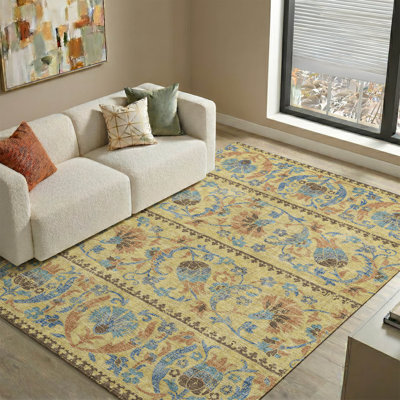 Tapis floral lavable à la machine de qualité supérieure Mayfield AMF2480