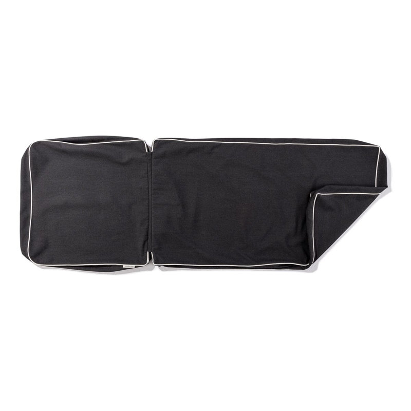 Housse pour chaise longue Sun, H 1 po x l 26,3 po x P 74,8 po, Acrylique noir Rivie