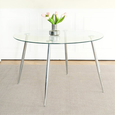 Table en verre moderne simple