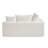 Arub Boneless Modern Modular Cloud Plush Corduroy Fabric Left-Arm Sofa ,No Assembly Required-2136974037