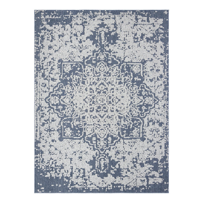 Indoor/Outdoor Traditional Area Rug, Rectangle 9' x 12'