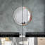 Huldar Glass Flat Wall Mirror