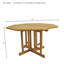 Bahama Outdoor Round Teak Dining Table