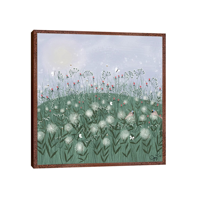 Wild And Free I by Joy Laforme - Painting on Canvas, 93.98cm H x 93.98cm W x 3.81cm D, Brown Framed