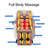 Faux Leather Heated Massage Chair-1287427981