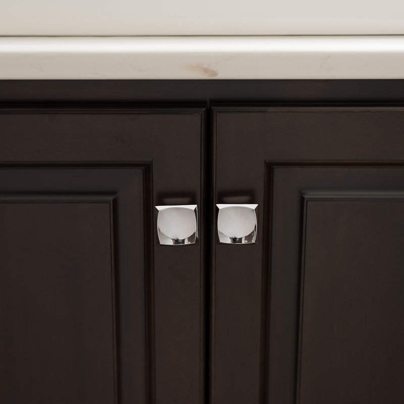 Callisto Square Knob, Chrome