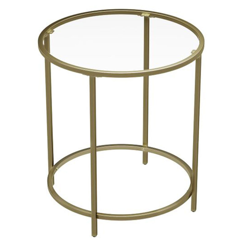 Glass Top End Table Set