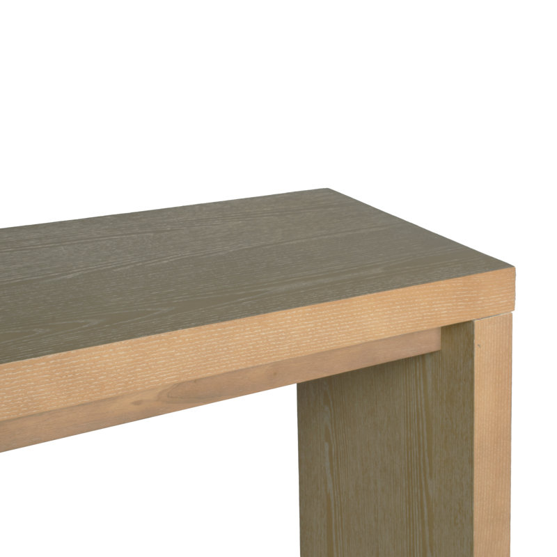 Doster 47.25" Waterfall Console Table, Brown