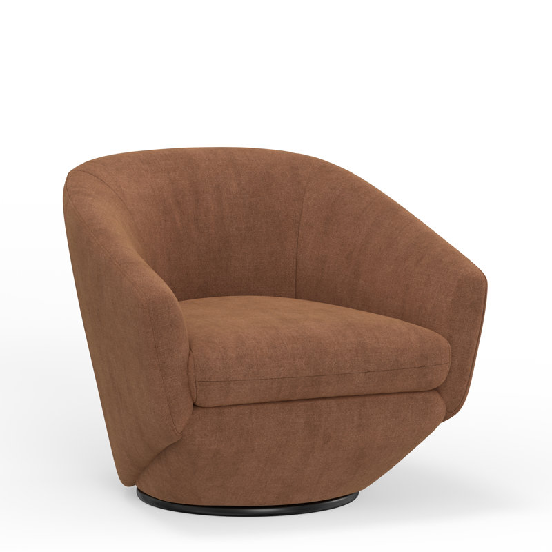 Jeryka Upholstered Swivel Club Chair Two Pack