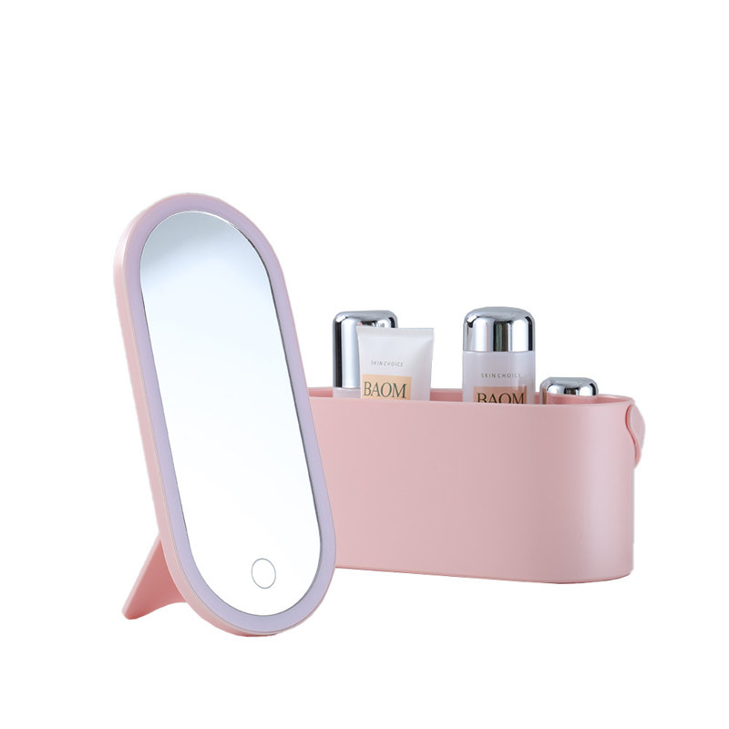 Plastic Makeup Organiser, Pink