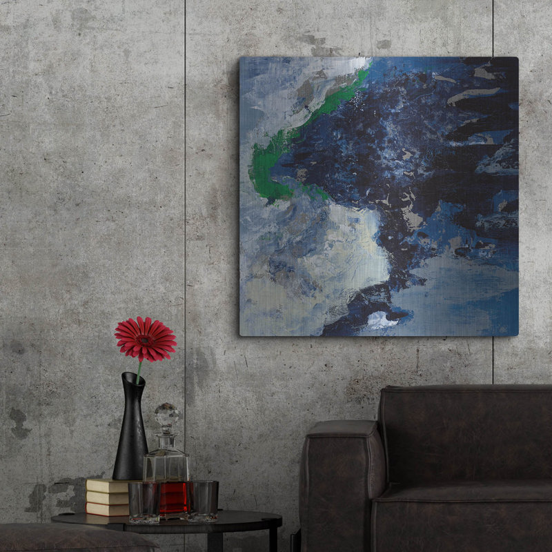 «Northern Coast I» par Silvia Vassileva, H 36 po x l 36 po