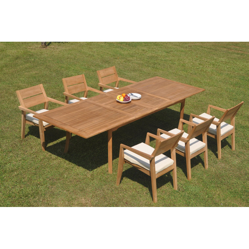 Ensemble de salle à manger Jairo, H 30,5 po x L 82 po x l 40 po, 8