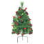 Sapin de Noël artificiel vert 2 'avec 30 lumières claires/blanches