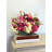 Hydrangea, Heather and Ranunculus Arranged in Rectangular Vase